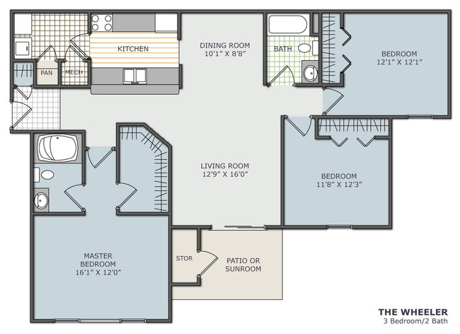Floorplan - Austin Chase Apartments