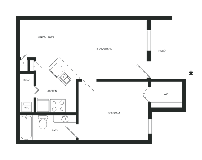 Floorplan - Trinity Oaks Apartment Homes