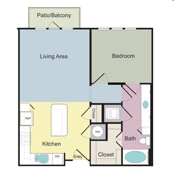 1BR/1BA - Camden Belmont