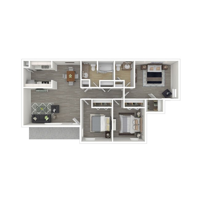 Floorplan - Lakeshore Villa Apartments