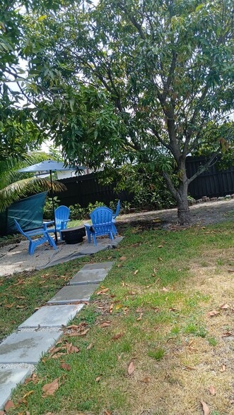 Back yard with fruit trees - 313 NW 1st Ave