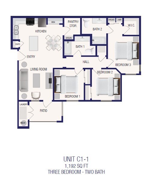 Floorplan - Village at the Loop
