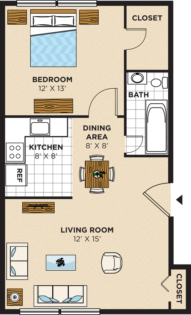 Floorplan - Glassboro Terrace