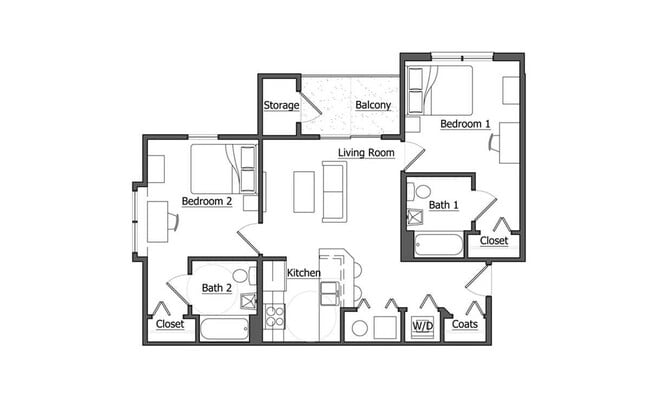The Dixon Energy Upgraded - 2x2 - The Hangout | Student Housing
