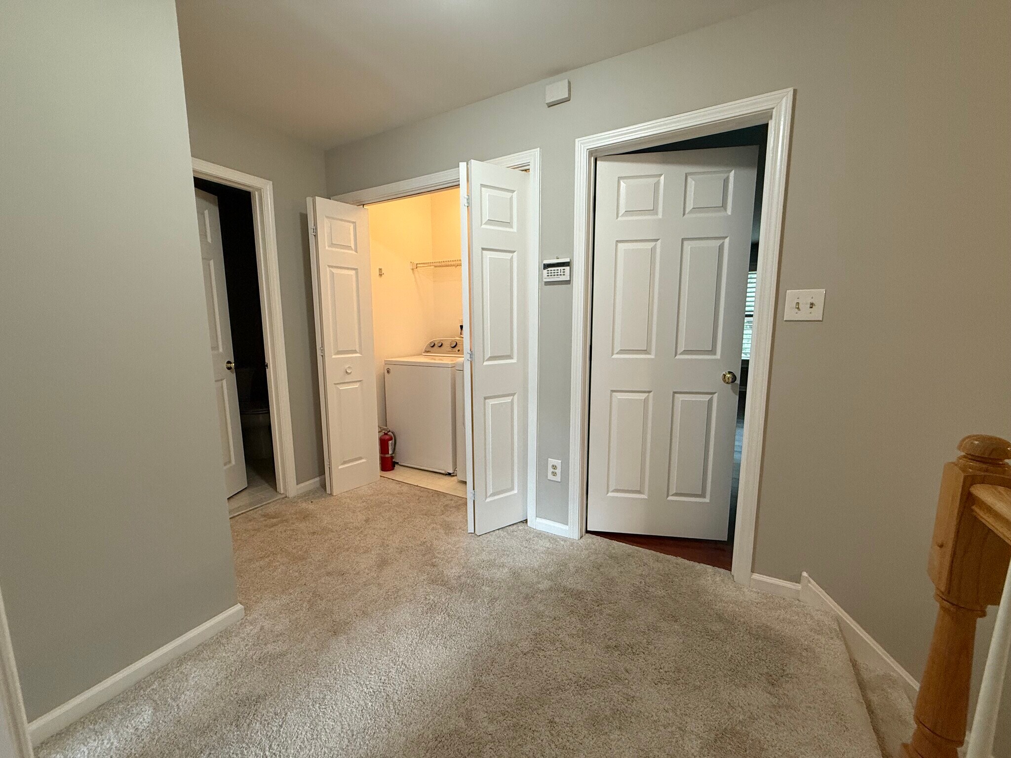 Upstairs Hallway w/ W/D - 155 Weybridge Dr