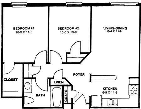 Floorplan - Azalea Gardens Apartments