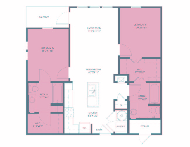 Floorplan - Gardens At San Juan Square