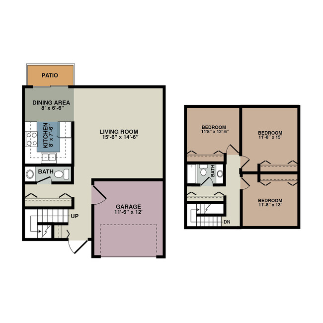 Floorplan - Raintree West Apartments