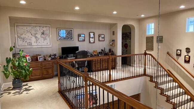 Upstairs Hallway to Bedrooms and Laundry - 297 Drummond Dr