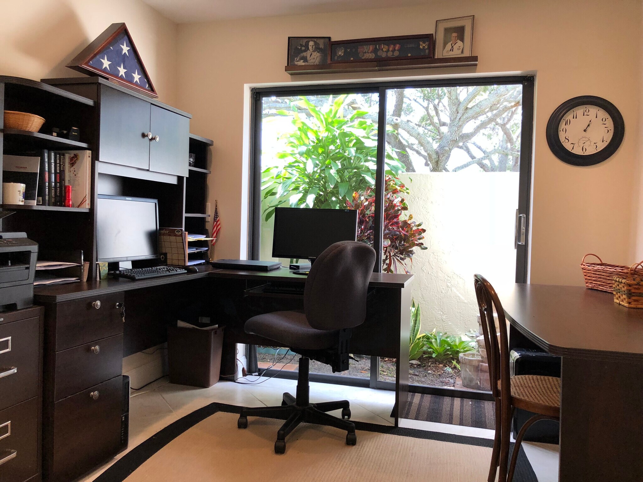 Home office with sunny atrium is great for those who work from home - 2662 NW 42nd St