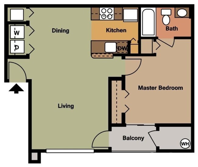 1 Bed 1 Bath - Royal Poinciana