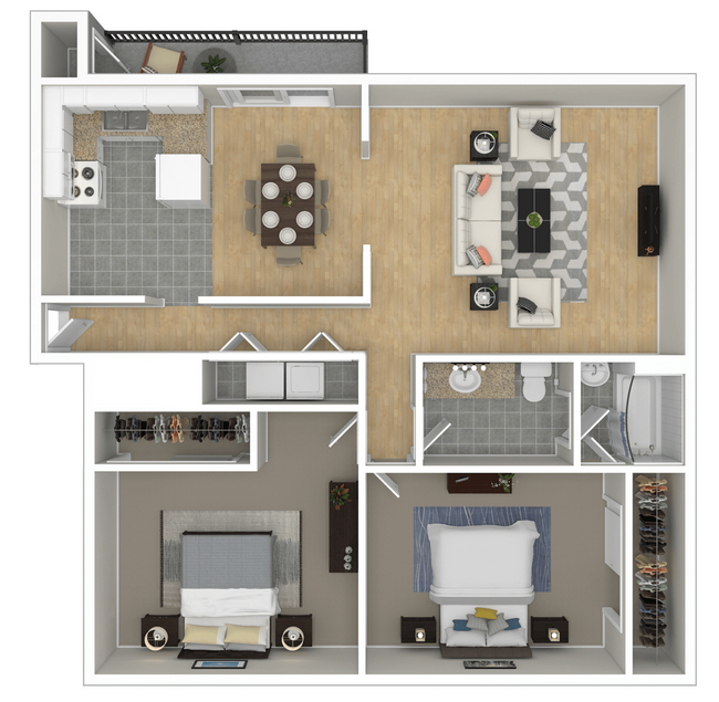 Floorplan - Applegate Apartments