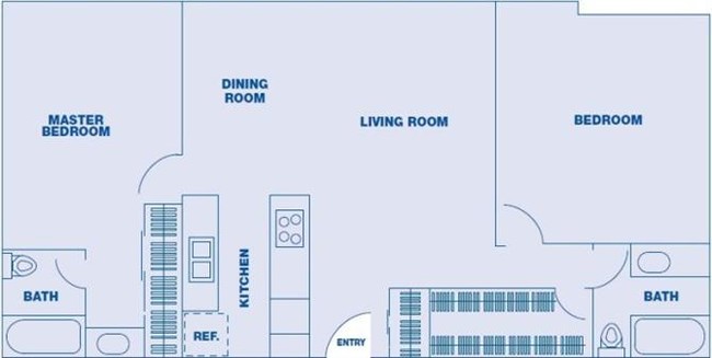 Floorplan - Los Feliz Summit Apartments