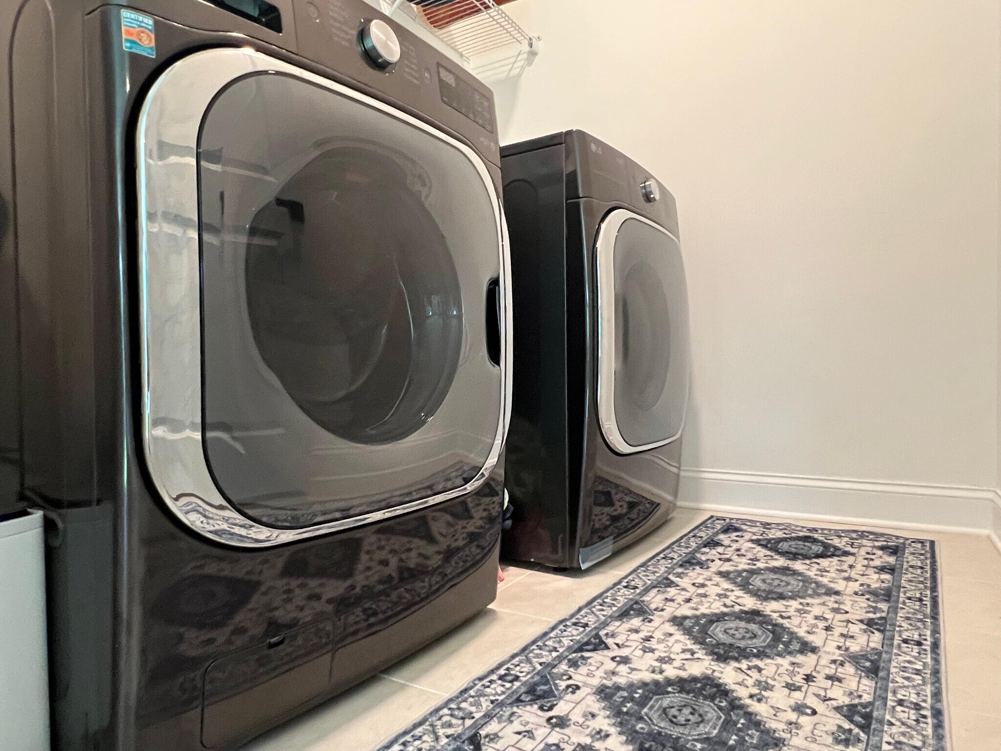 laundry room with oversized washer and dryer - 6490 Pond View Dr