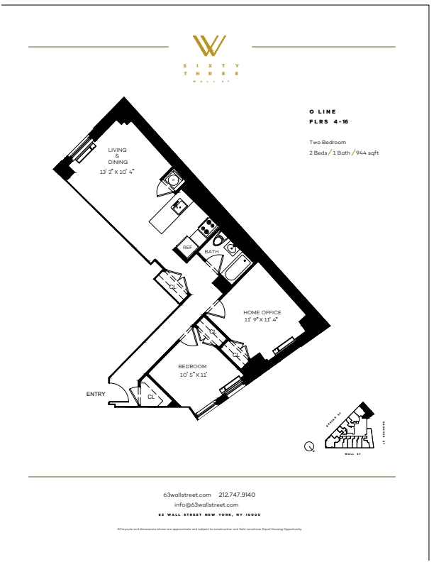 Floorplan - 63 Wall Street