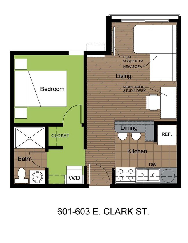 Interior Photo - 601-603 E Clark St