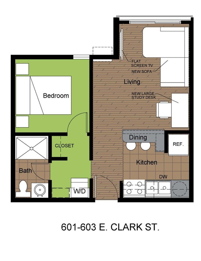 Interior Photo - 601 E Clark