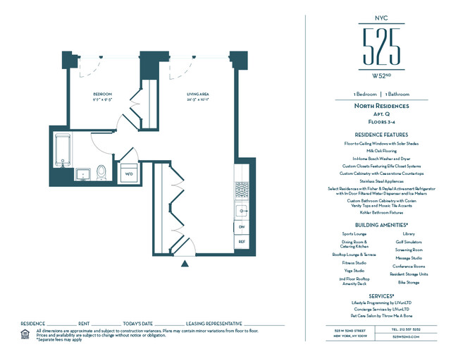 Floorplan - 525 West 52nd