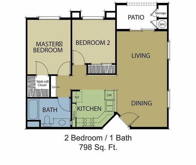 Floorplan - Vintage Brook- 55+ Senior Apartment Homes