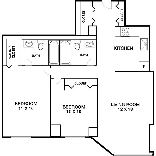 Floorplan - Hyde Park Tower