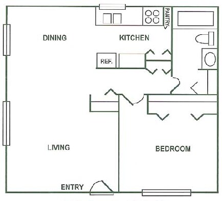 1BR/1BA - Copper Creek Apartments