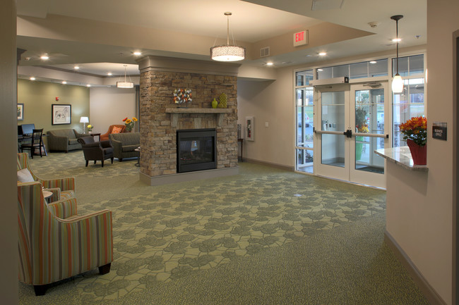 Enjoy our lobby as an extension of your apartment home. - Bloom Living (A 55+ Community)