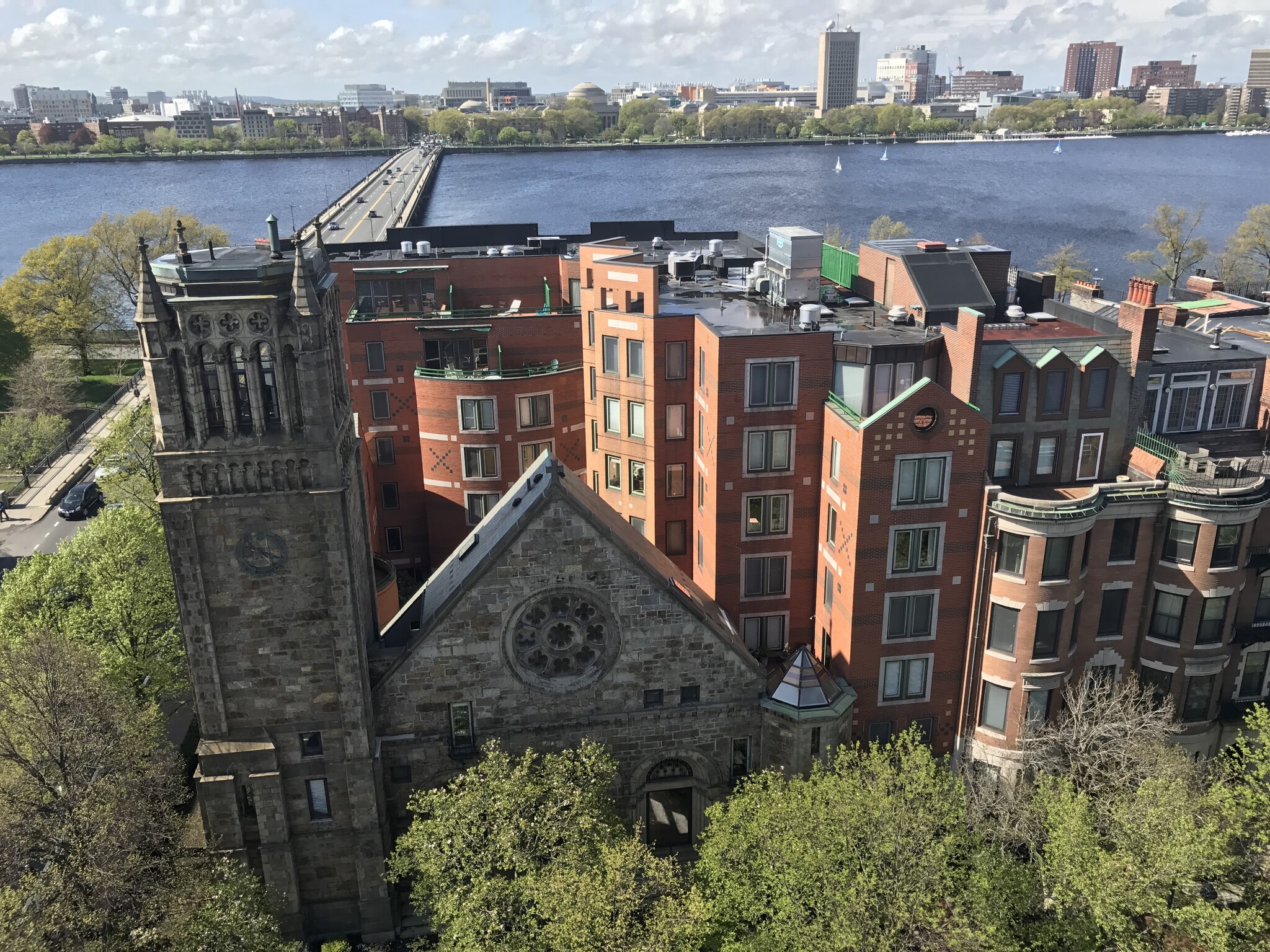 View from living room - 483 Beacon St