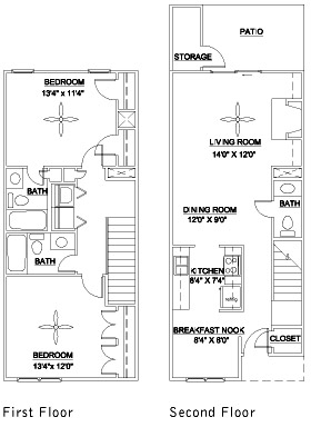 2BR/2.5BA - Taylor's Pond