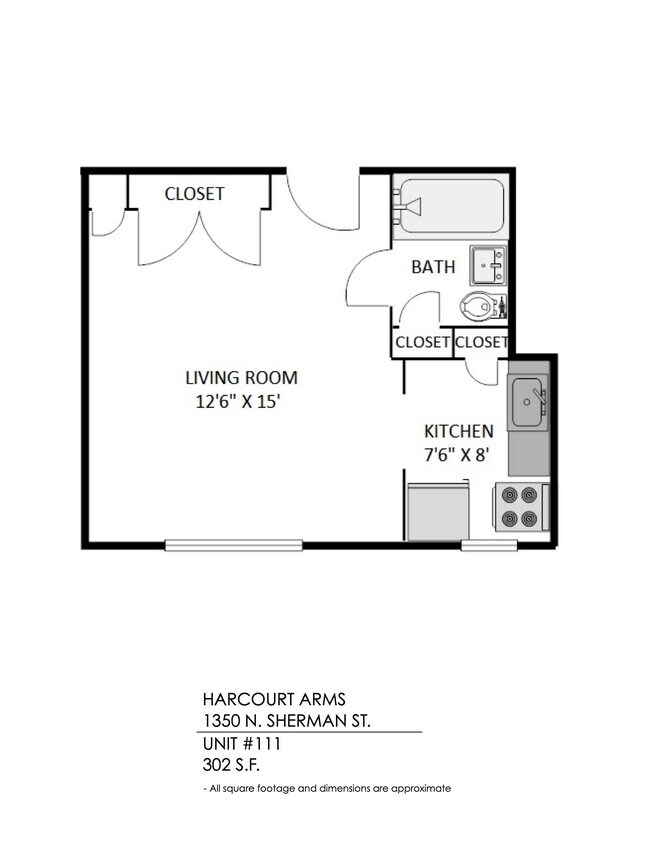 Floorplan - Harcourt Arms