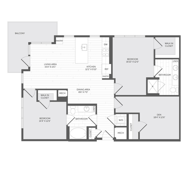 Floorplan - Windsor Marina Bay Apartments