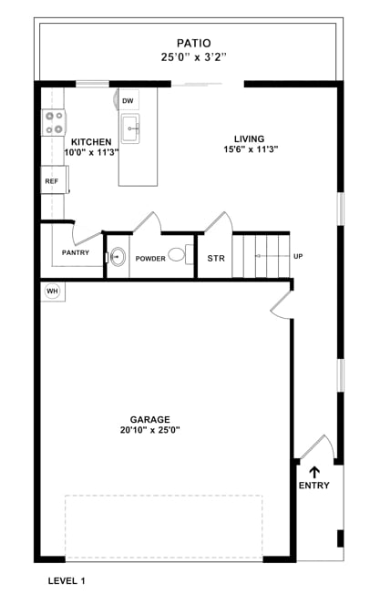 Floorplan - Desert Sage Townhomes