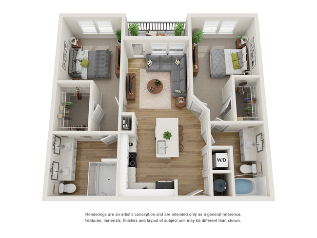 Floorplan - Lake Linganore Apartments