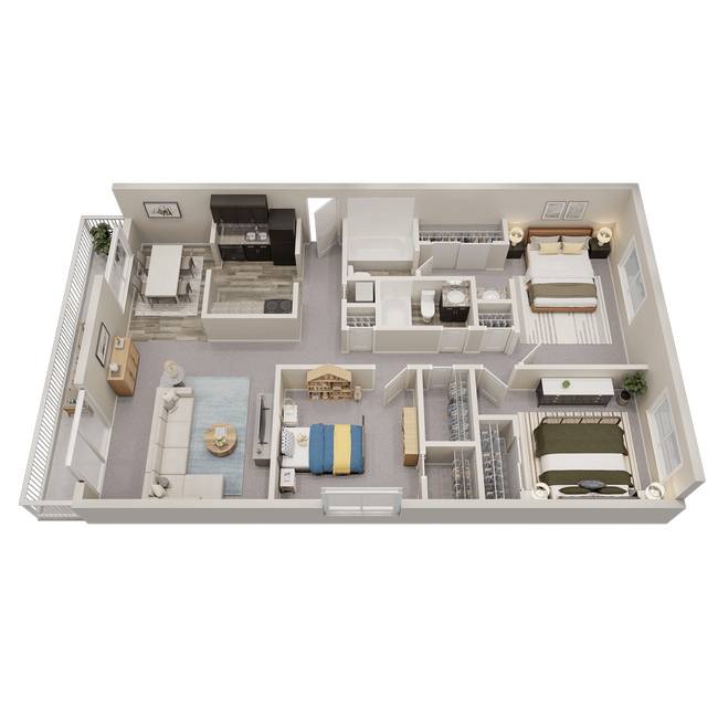 Floorplan - Weston Park Apartments