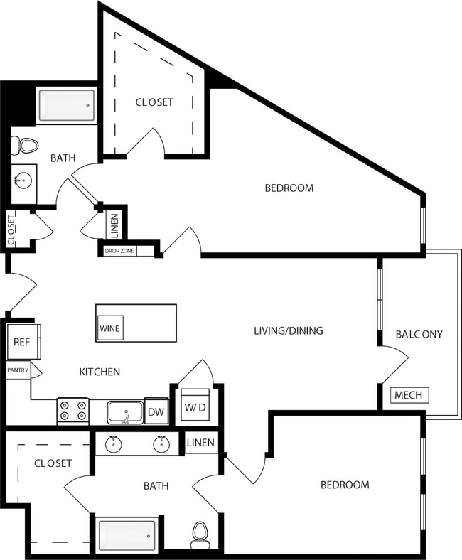 Floorplan - Mara Pacific Beach
