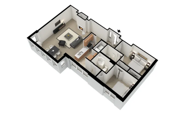 Floorplan - Hawthorne Apartments