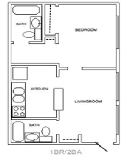 1BR/1BA - Trojan Plaza