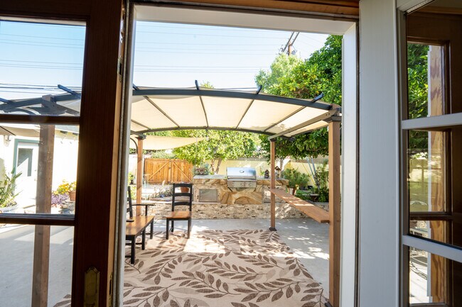 Out back doors - 23437 Vanowen St
