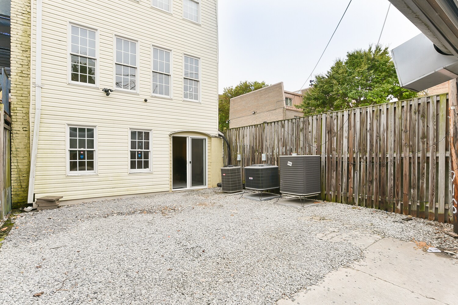 Rear parking for two cars & entrance - 1337 Harvard St NW