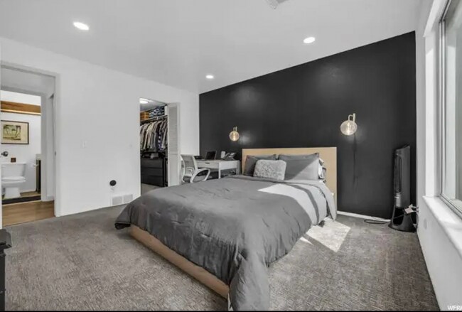 Spacious Master Bedroom (King bed pictured) - 6881 S Countrywoods Cir