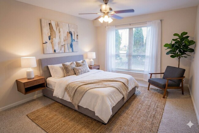 Woodmere 1 Bed Bedroom - Woodmere Apartments