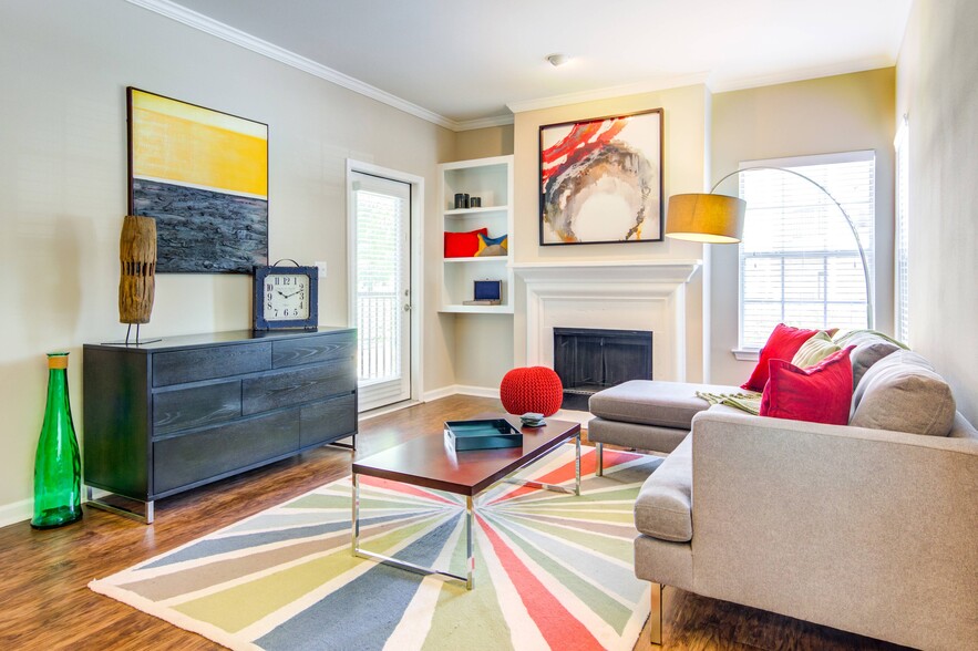 Spacious Living Room - Reflections on Sweetwater Apartments