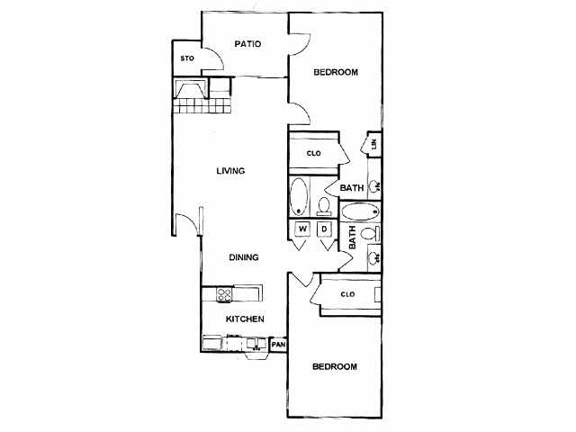 2BR/2BA - West Oaks Landing