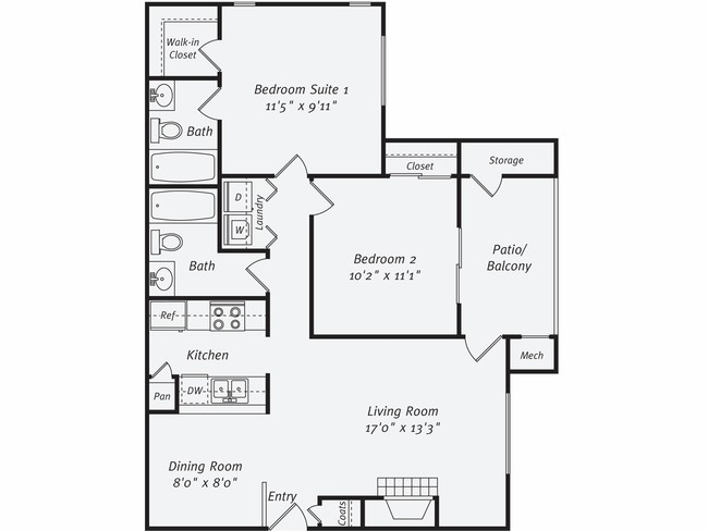 Floorplan - eaves Dublin