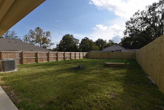 Private fenced backyard - 5621 Georgia Ave