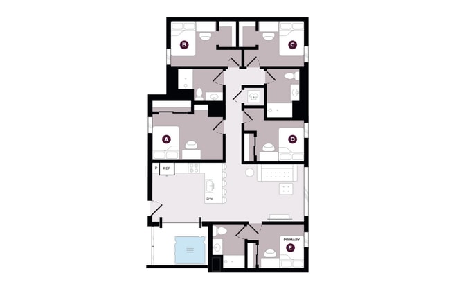 5x3 Mansion A - Hub LA Figueroa