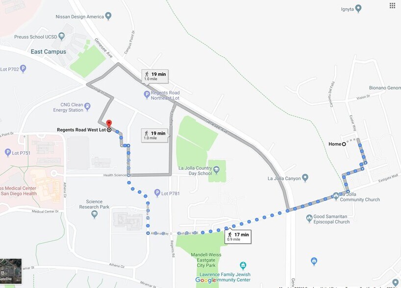 Walking distance to UCSD Regents parking lot - 9594 Easter Way