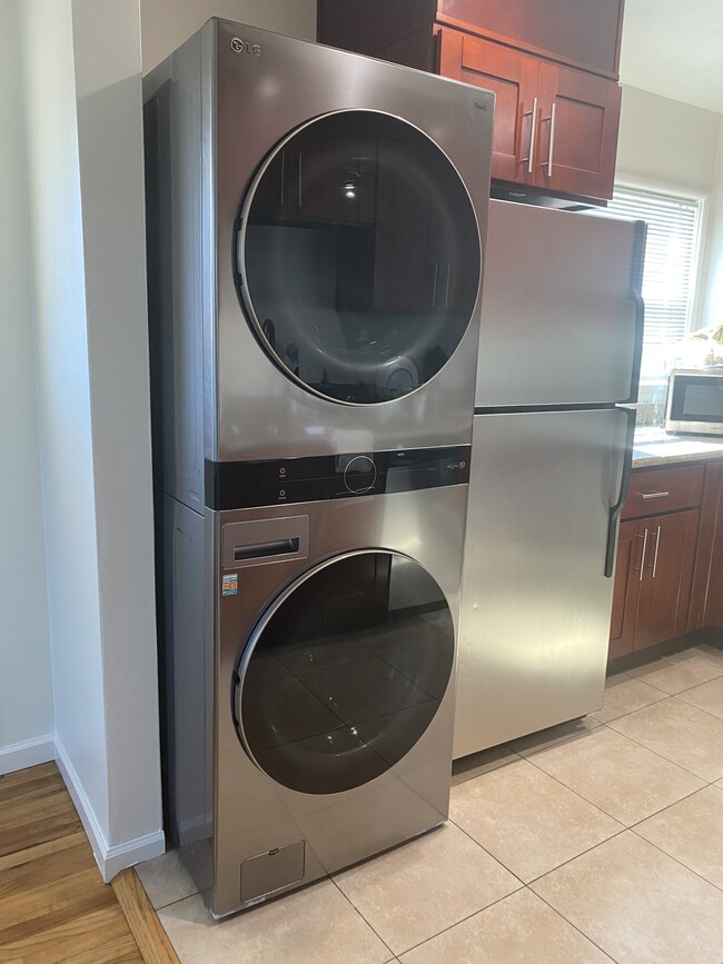 Brand new LG washer and gas dryer! - 667 40th St