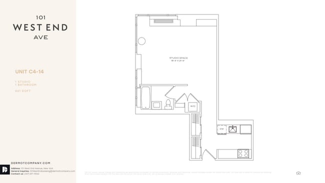 Floorplan - 101 West End Avenue