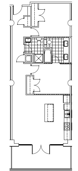 1BR/1BA - Chesapeake Lofts