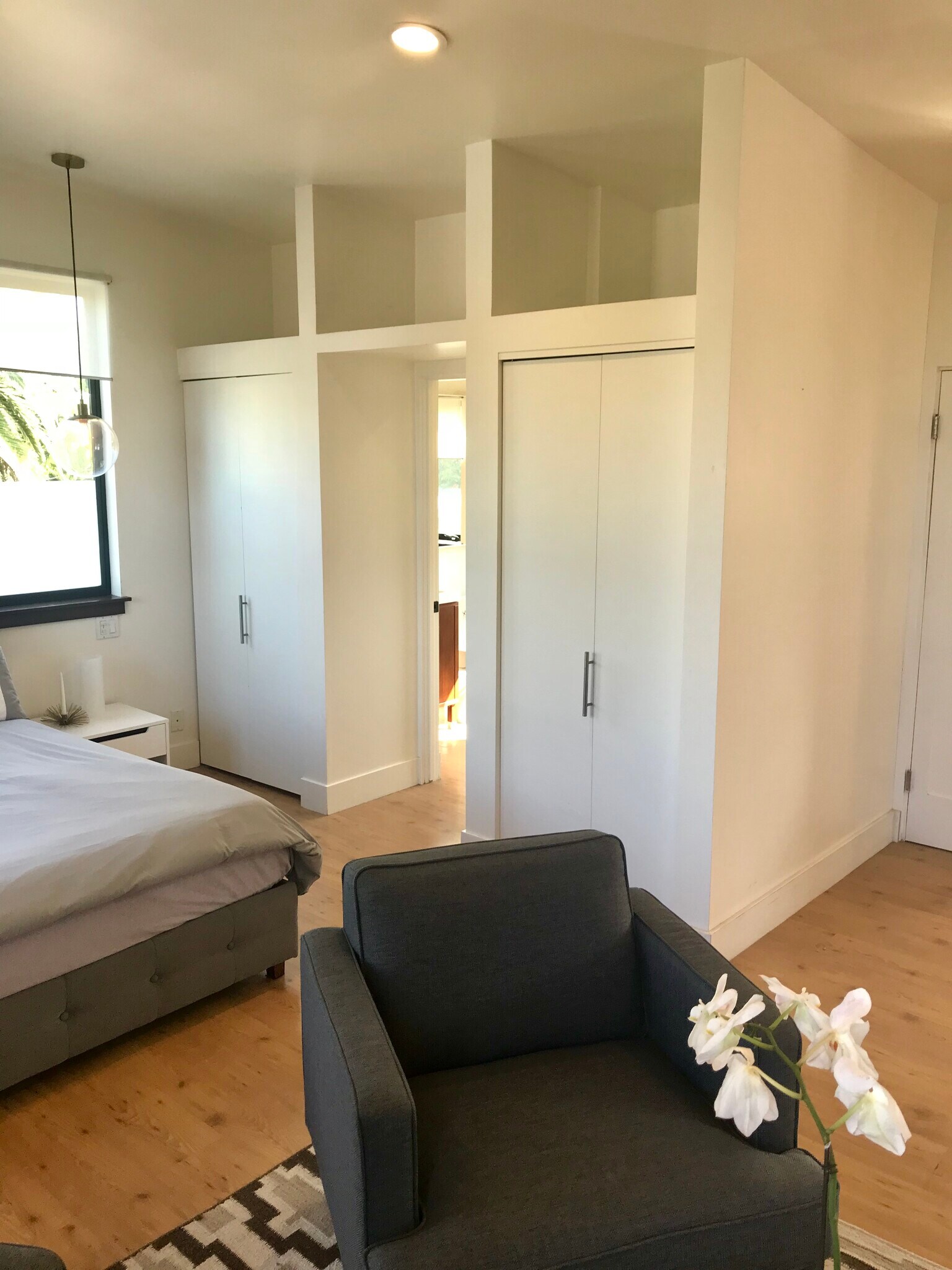 double closets with added storage overhead - 1072 Amoroso Pl